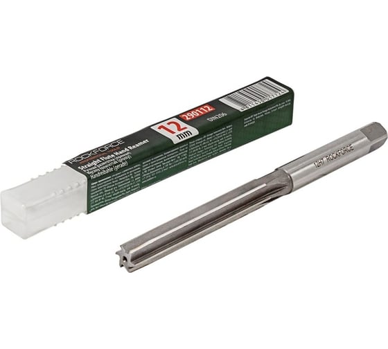 Ручная (прямая) развертка Rockforce 12мм, в пластиковом футляре RF-290112(51538) 1
