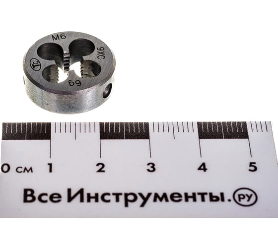 Метрическая плашка ТехноСталь М 6.0х1.0 9ХС t240030