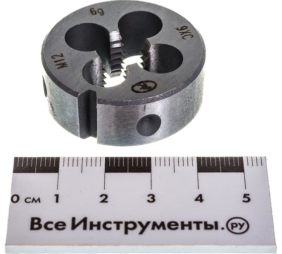 Метрическая плашка ТехноСталь М12.0х1.75 9ХС t240054