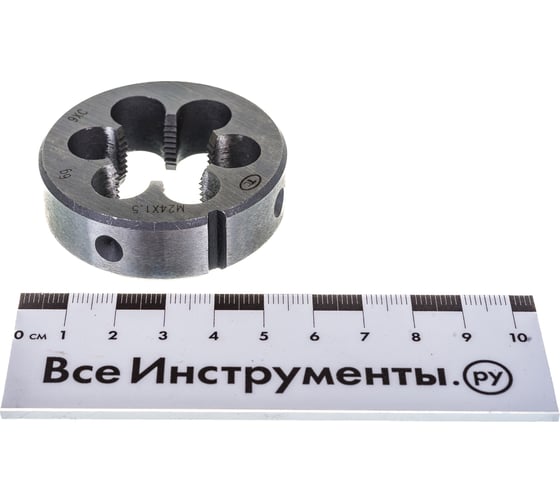 Метрическая плашка ТехноСталь М24.0х1.5 9ХС t240095