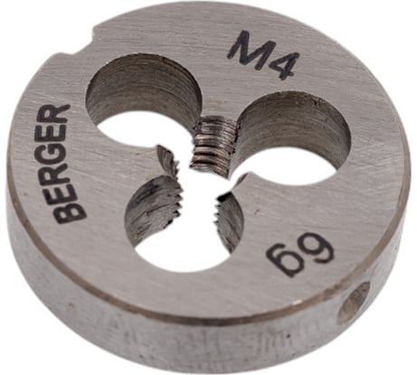 Метрическая плашка М4х0,7мм Berger BG BG1002