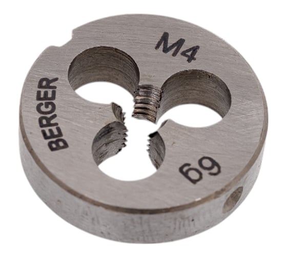 Метрическая плашка М4х0,7мм Berger BG BG1002