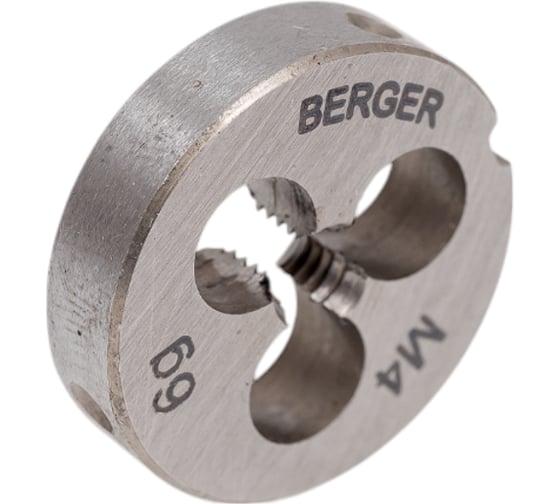Метрическая плашка М4х0,7мм Berger BG BG1002