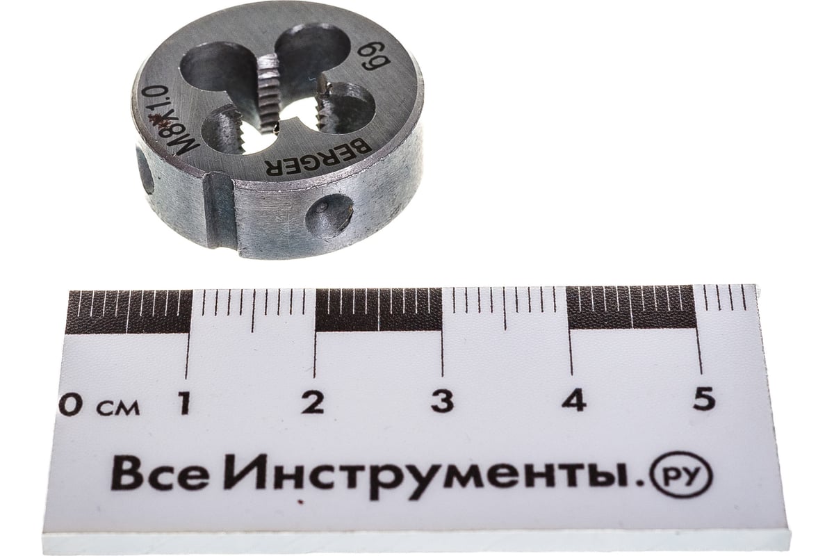 Метрическая плашка М8х1,0мм Berger BG BG1005 - выгодная цена, отзывы ...