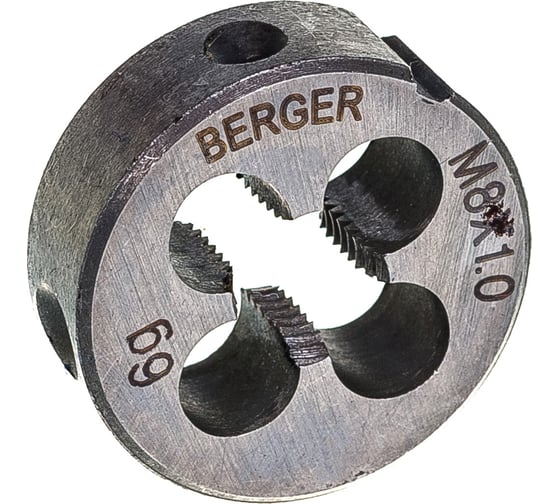 Метрическая плашка М8х1,0мм Berger BG BG1005