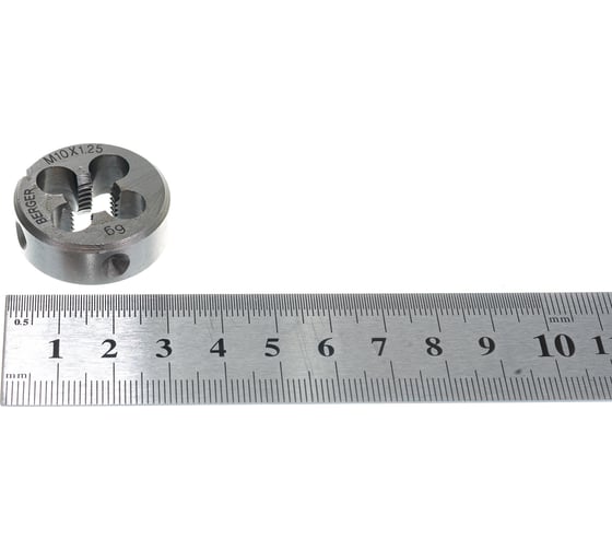 Метрическая плашка М10х1,25мм Berger BG BG1007