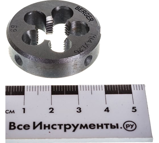 Метрическая плашка М14х1,25мм Berger BG BG1013