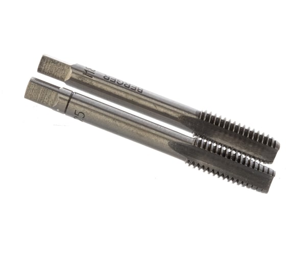 Метрические комплектные метчики 2шт М8х1,25мм Berger BG BG1019