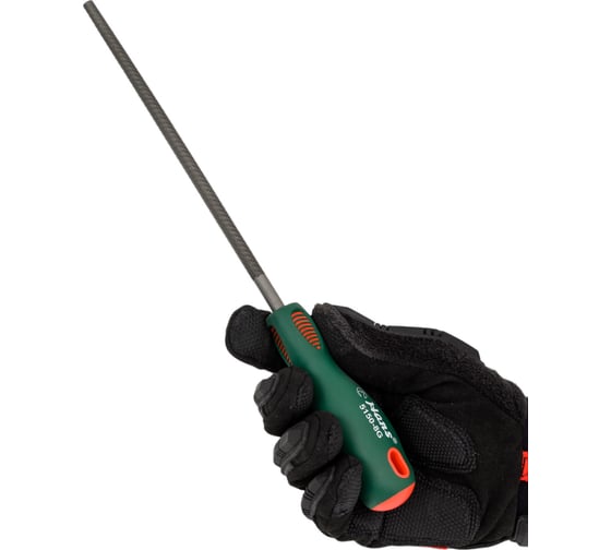 Круглый напильник с ручкой 200 мм Hans 5150-8G