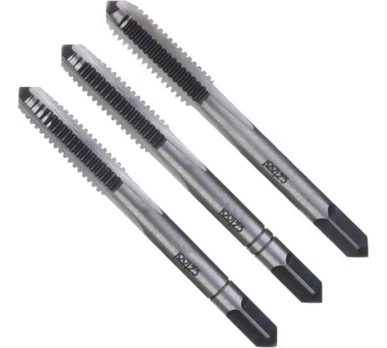 Набор метчиков из 3-х шт. Bucovice Tools М2.5 шаг 0.45 мм HSS 140025-3