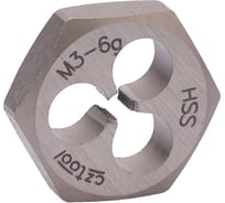 Плашка 6-гранная Bucovice Tools М3 шаг 0.5мм HSS 18x5мм 220030