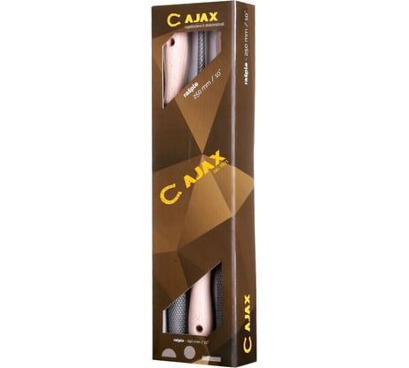 Набор рашпилей из 3-х шт (L=250мм, зернистость 2) AJAX 286221932525