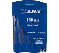 Набор из 6-ти надфилей с ручкой (L=180 мм, зернистость 2) AJAX 286213931826