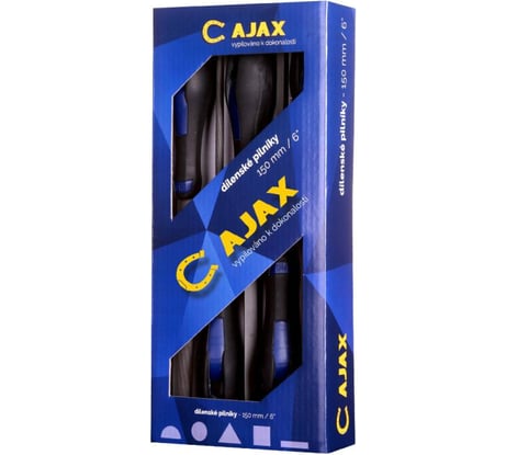 Набор из 5-ти напильников L=150мм ERGO AJAX 286203921525