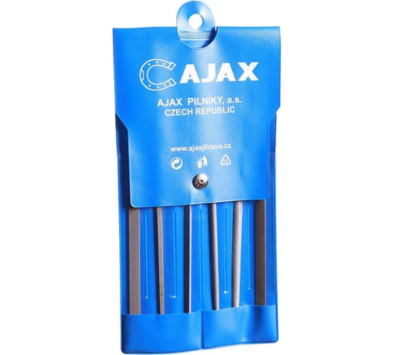 Набор из 6-ти надфилей (L=160мм, зернистость 0) AJAX 286213931600 1