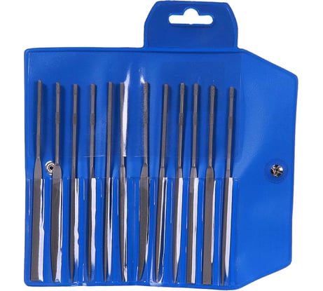 Набор из 12-ти надфилей (L=140 мм, зернистость 2) AJAX 286213921420