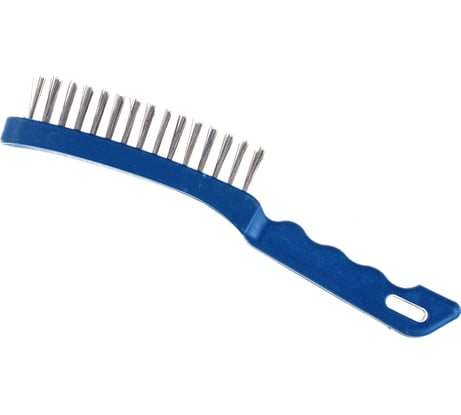 Кордщетка (ручная, 3-рядная, стальная, 280 мм) КОБАЛЬТ 248-641