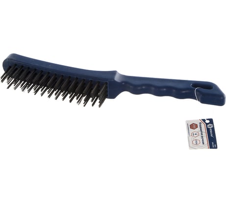 Кордщетка (ручная, 4-рядная, стальная, 280 мм) КОБАЛЬТ 248-658