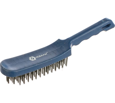 Кордщетка (ручная, 6-рядная, стальная, 280 мм) КОБАЛЬТ 248-672