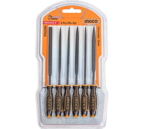 Набор надфилей INGCO 6 шт. HKTF63