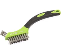 Щётка-мини Дело Техники с прорезиненной рукояткой, щетина из нержавеющей стали 270055