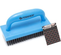 Щетка по металлу ручная в пластиковом корпусе с П-образной рукояткой Forsage, проволока из высокоуглеродистой стали, 8x22 ряда F-3401210938 F-3401210938(17410)