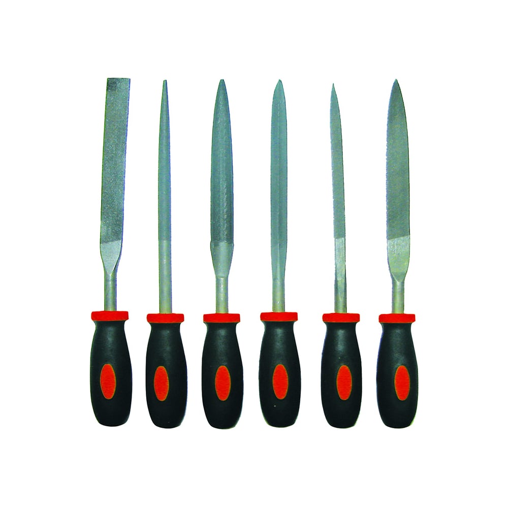 Набор надфилей 150мм с двухкомпонентной ручкой Biber 85311 тов-095626 ...