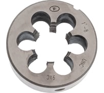 Плашка 1 дюйм (UNC 60, 9ХС) ТехноСталь t254028