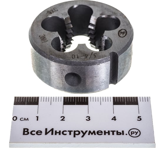 Плашка 3/4 дюйма (UNС 60, 9ХС) ТехноСталь t254026
