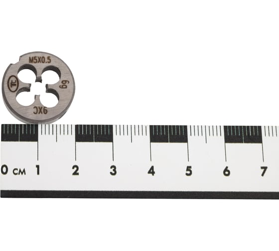 Плашка М 5.0х0.5, 9ХС ТехноСталь t240028