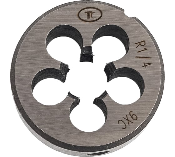 Трубная коническая плашка R 1/4 дюйма 9ХС ТехноСталь t252012