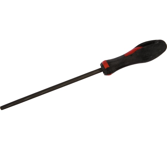 Круглый напильник с ручкой PVC (200 мм, насечка №1 грубая) BAUM 3741200