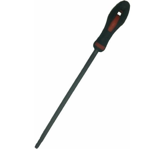Круглый напильник с ручкой PVC (200 мм, насечка №3 мелкая) BAUM 3743200
