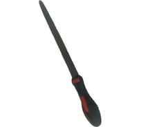 Треугольный зауженный напильник с ручкой PVC (250 мм, насечка №1 грубая) BAUM 3751250