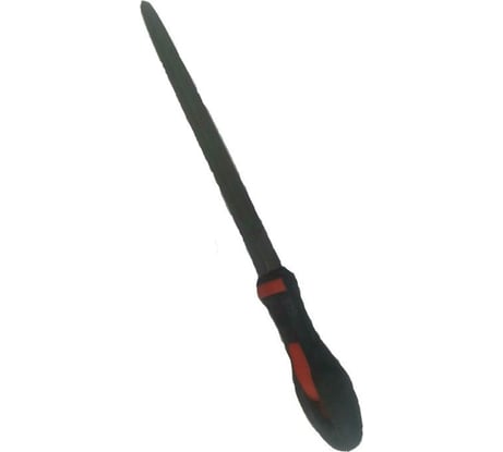 Треугольный зауженный напильник с ручкой PVC (300 мм, насечка №1 грубая) BAUM 3751300