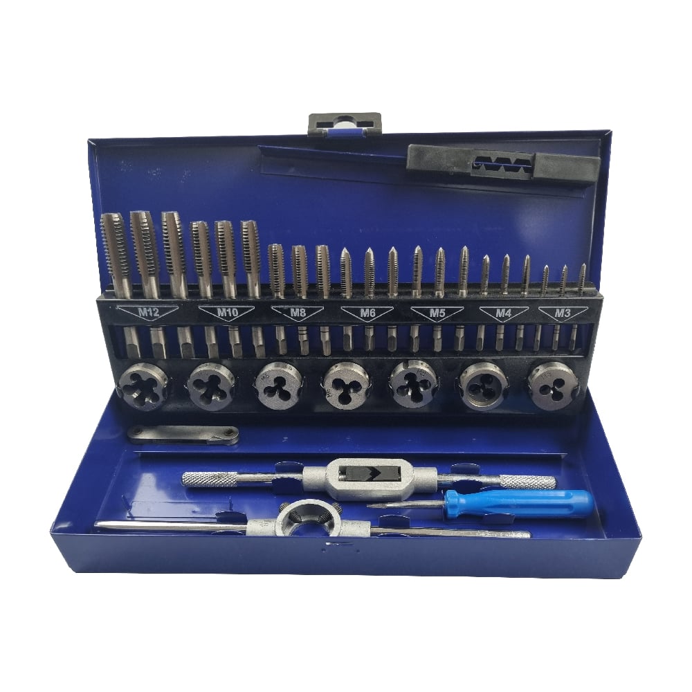 Набор метчиков и плашек Strong М3-М12, 32 предмета СТМ-51603012 ...