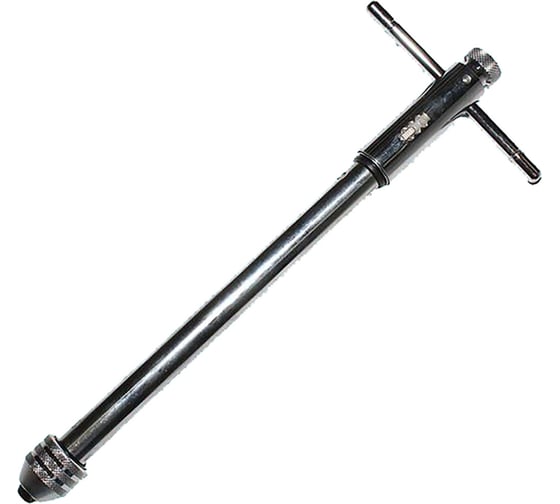Вороток для метчиков CNIC М5-М12, 7/32"-1/2", цанговый, с трещоткой, 300x120 мм 64878 1