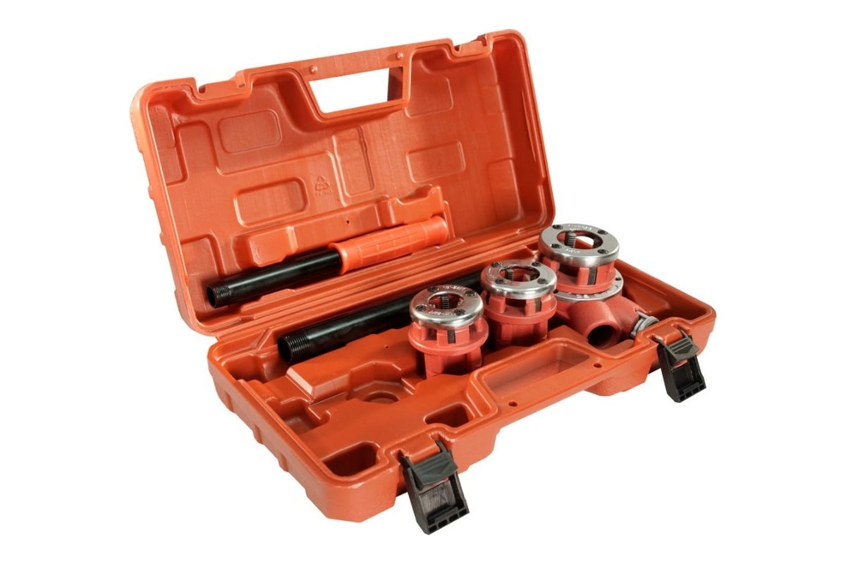 Набор трубных клуппов с адаптером 1/2-3/4-1 Энкор 48480 - выгодная цена ...