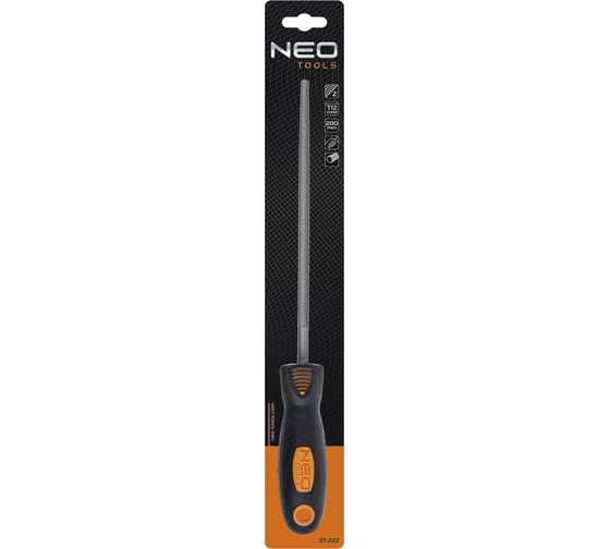 Круглый напильник по металлу NEO Tools 200 x 2 мм 37-222