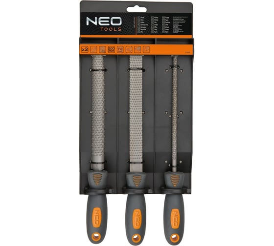 Набор рашпилей NEO Tools 3шт. 37-600