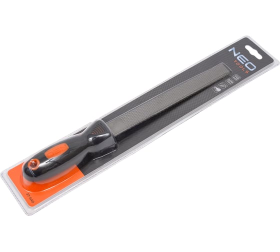 Плоский рашпиль по дереву NEO Tools 200мм 37-540