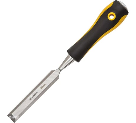 Стамеска 16 мм (CrV, двухкомпонентная рукоятка) TOPEX 09A416