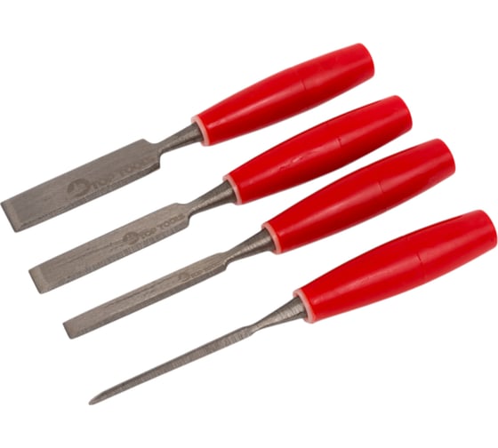 Набор стамесок Top Tools 6-24 мм, 4шт. 09A322