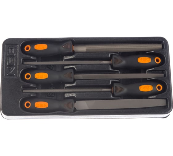 Набор напильников по металлу, 5шт. NEO Tools 84-244
