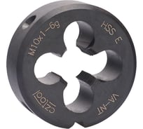 Плашка Bucovice Tools М10 шаг 1.0мм HSSE-VA-NT 30x11 мм 301102