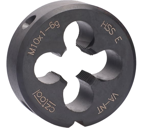 Плашка Bucovice Tools М10 шаг 1.0мм HSSE-VA-NT 30x11 мм 301102 1