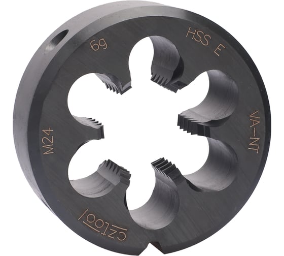 Плашка Bucovice Tools М24 шаг 3.0мм HSSE-VA-NT 55x22 мм 301240