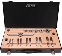 Набор метчиков и плашек VOELKEL UNF 1/4-1/2 HSS-G 23 предмета V48060