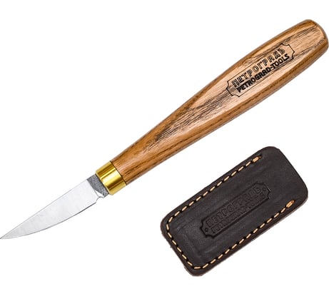 Нож для резьбы по дереву Петроградъ шведский 200мм/60мм М00013596