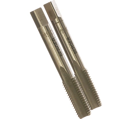 Метрические комплектные метчики 2 шт. М9х1,25 мм Berger BG BG1178
